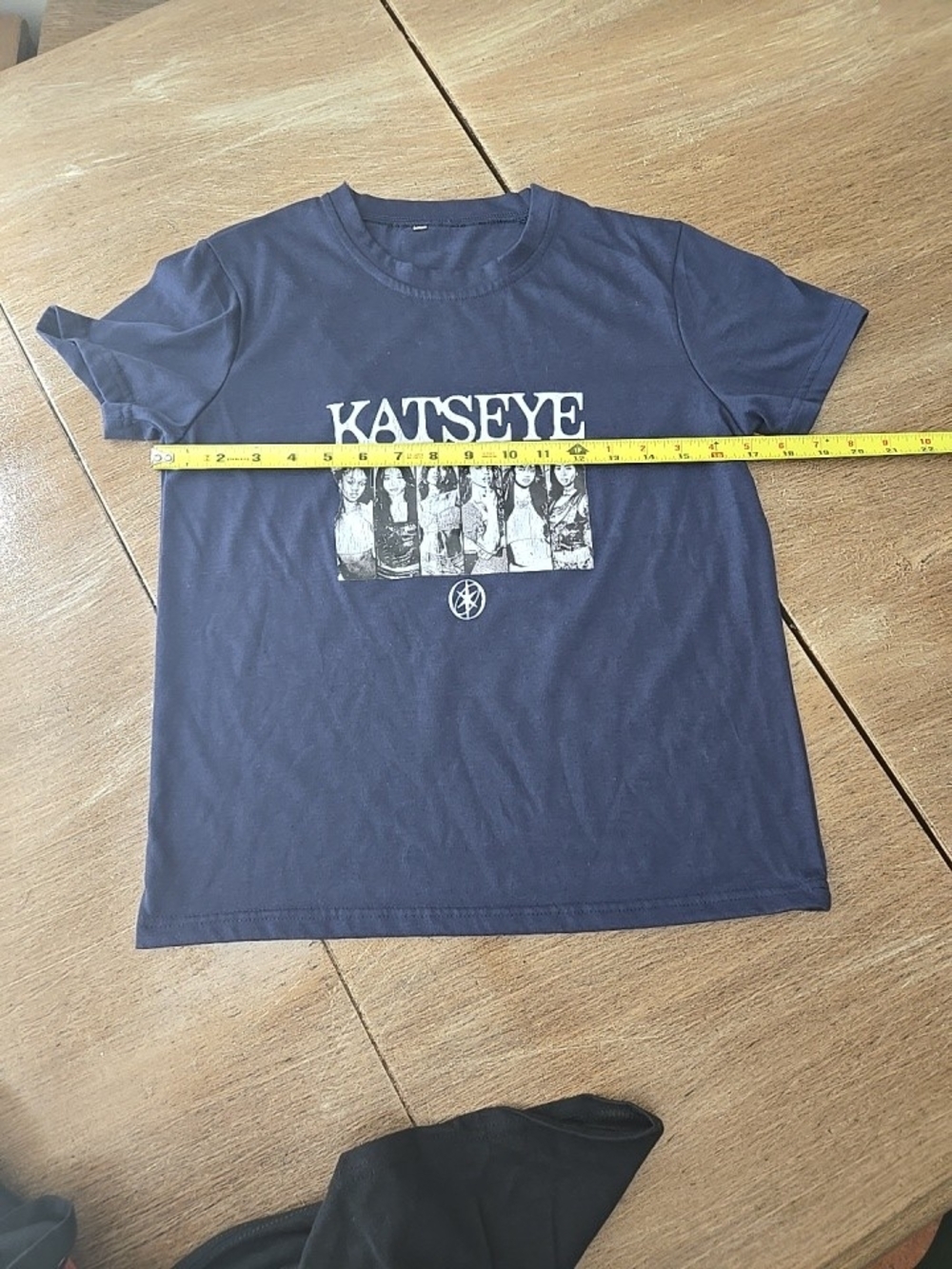 Katseye Navy Graphic Kids Tee